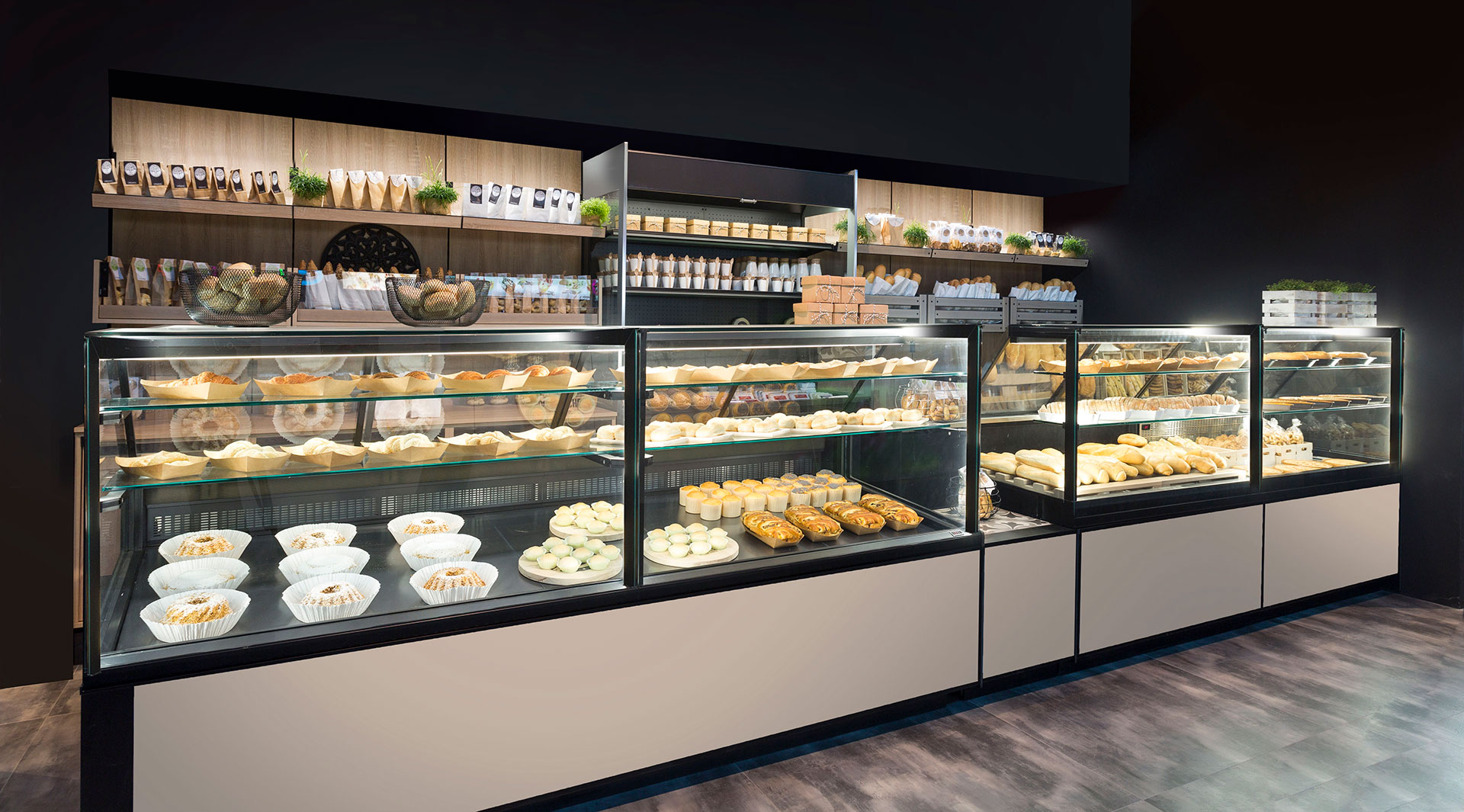 Vetrina professionale per pasticceria e panetteria
