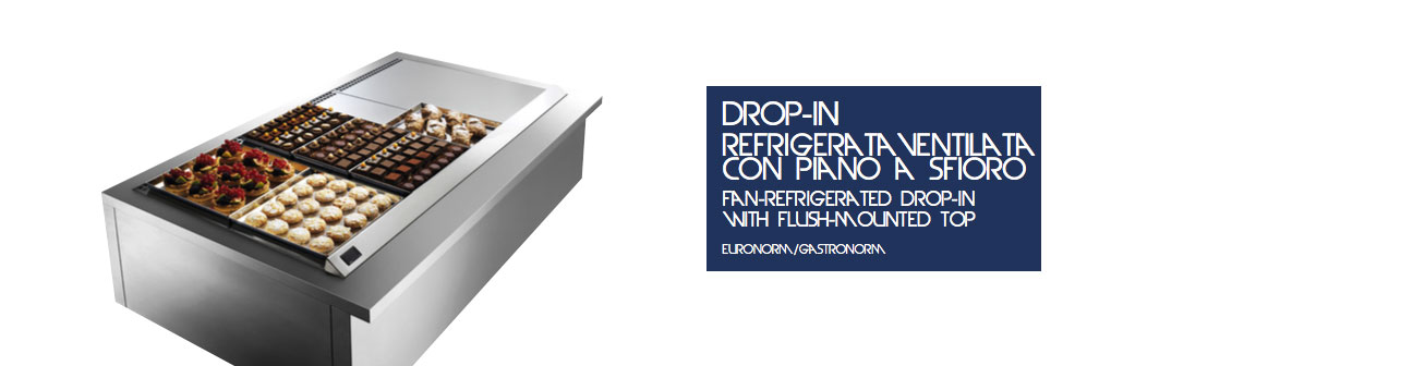 Drop-In Refrigerata Ventilata con Piano a sfioro