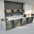 bancone bar in stile industrial