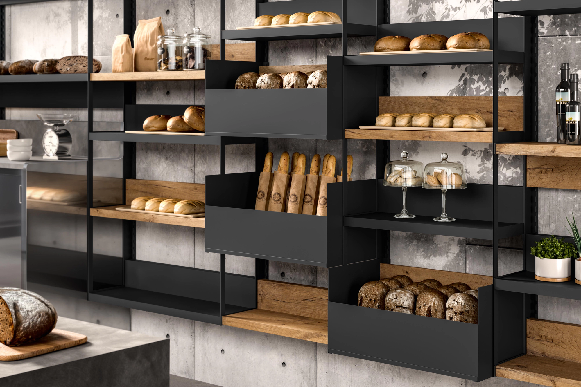 Arredamento_panetteria_gastronomia_macelleria_COMPOSER retrobanco