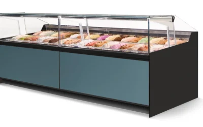 Vantaggi delle vetrine per gelateria / pasticceria con controllo remoto